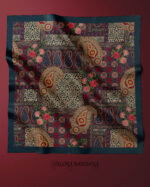 009 Etnik Desen Bandana Modern Fular - Görsel 3