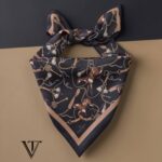 038 At&Zincir Desenli Modern Lüks Bandana