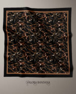 038 At&Zincir Desenli Modern Lüks Bandana - Görsel 3
