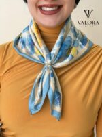 039 Trend Çiçekli Bandana - Görsel 2