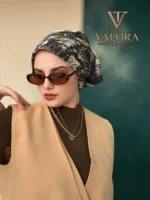 055 Yılan Desenli Bandana - Görsel 2