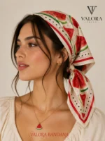 062 Karpuz Desenli Bandana - Görsel 2