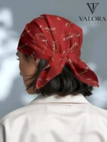 063 Atatürk İmzalı Kırmızı Bandana - Görsel 2