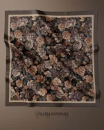 048 Çiçekli Desen Bandana - Görsel 3